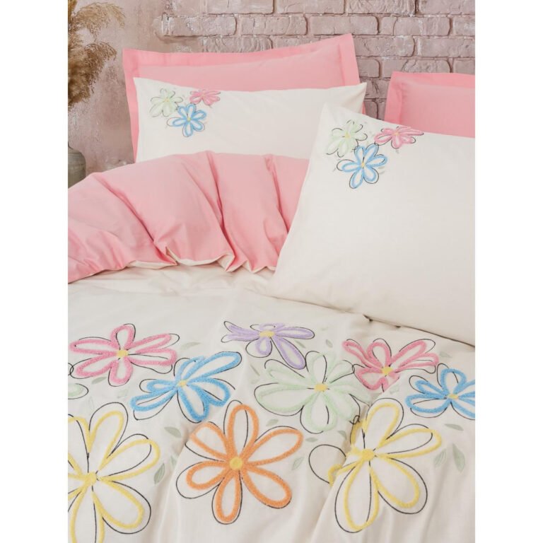 Cotton Box Puff Nakışlı 2