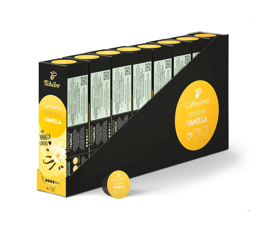 image-1556 Cafissimo Flavoured Espresso - Vanilya - 80 kapsül - Görsel 1