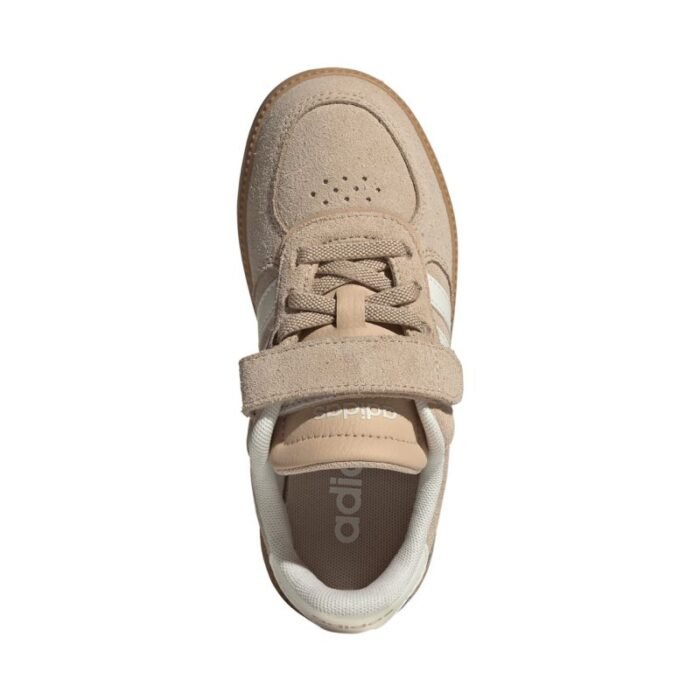 adidas Breaknet Sleek bej çocuk ayakkabıları - Görsel 4