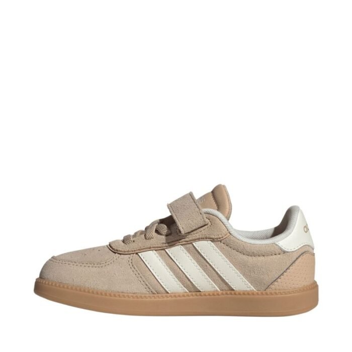 adidas Breaknet Sleek bej çocuk ayakkabıları - Görsel 5
