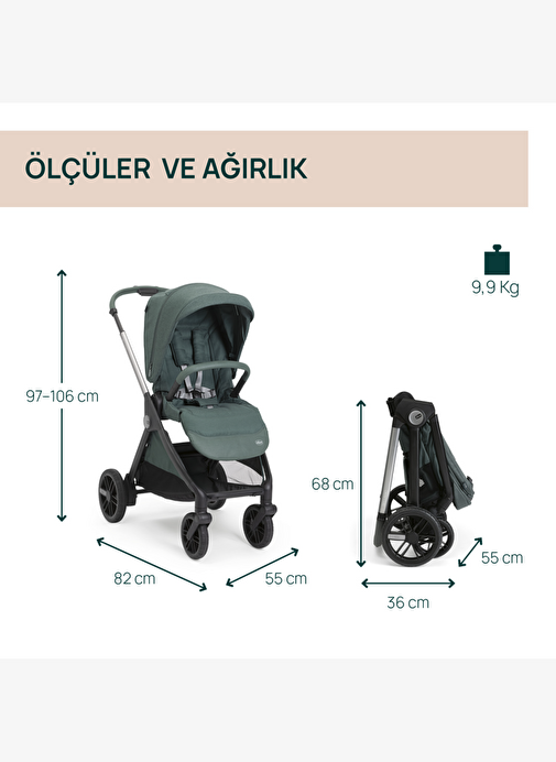Chicco BELLAGIO BEBEK ARABASI