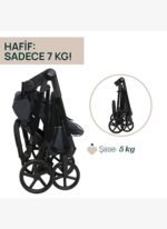 Chicco SEETY BEBEK ARABASI BOSTON GREY - Görsel 3