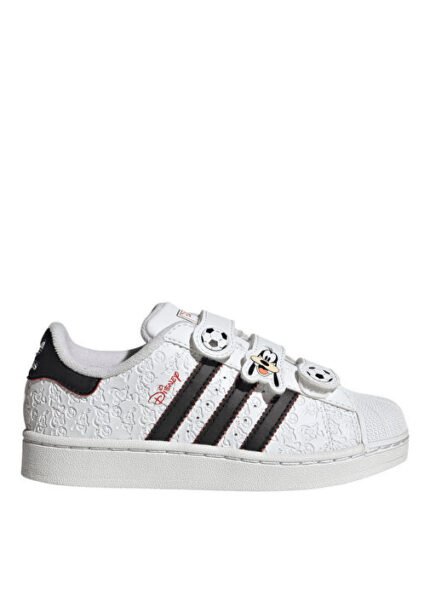 Adidas Disney Erkek Beyaz Yürüyüş Ayakkabısı ORIGINALS IH4635 SUPERSTAR II CF C