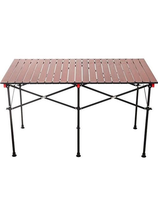 FreeCamp 8830-H5-C Katlanır Masa-KAHVERENGİ