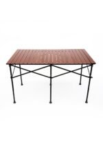 FreeCamp 8830-H5-C Katlanır Masa-KAHVERENGİ 2