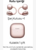 HUAWEI FreeClip 2, Kablosuz Kulaklık, Hafif Tasarımla Gün Boyu Rahat Kullanım Adaptif Açık Kulak Dinleme Teknolojisi - Görsel 2