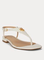 Lauren Ralph Lauren Beyaz Kadın Deri Sandalet 802982881004 - Görsel 2