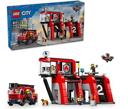 tryoshop-b-lego-city-itfaiye-kamyonlu-itfaiye-merkezi-60414-15366109-1 Lego City İtfaiye Kamyonlu İtfaiye Merkezi 60414 - Görsel 1