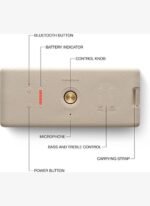 Marshall Middleton II BT Hoparlör, Cream ZD.1007429 - Görsel 2