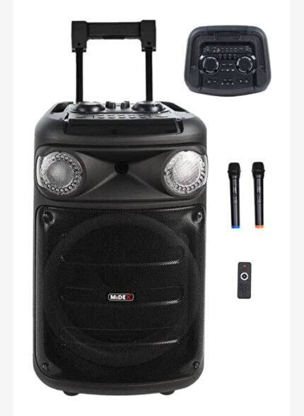 Midex 1300 Watt Ekholu Kablosuz Mikrofonlu Şarjlı Mevlüt Anfisi MXR-1300 (Bluetoth Usb)
