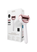 Geske Mikro İğneli, Buz Başlığı, Pembe Kuvars Başlıklı Dermaroller | MicroNeedle Face & Body Roller