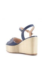 Nine West MONNI 5FX Lacivert Kadın Dolgu Topuk Sandalet - Görsel 3