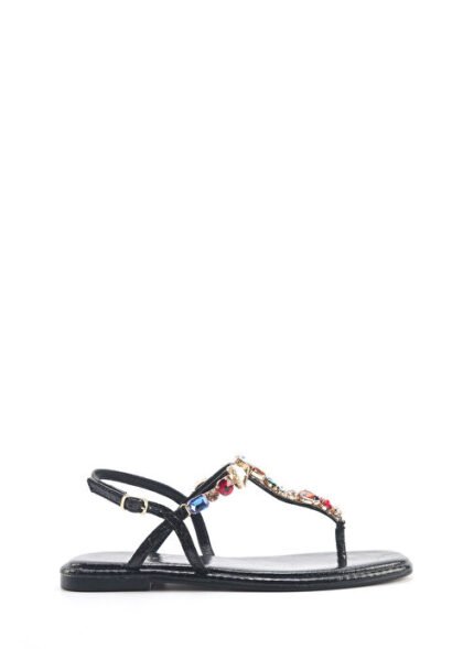 Nine West ORANE  5FX Siyah Kadın Düz Sandalet