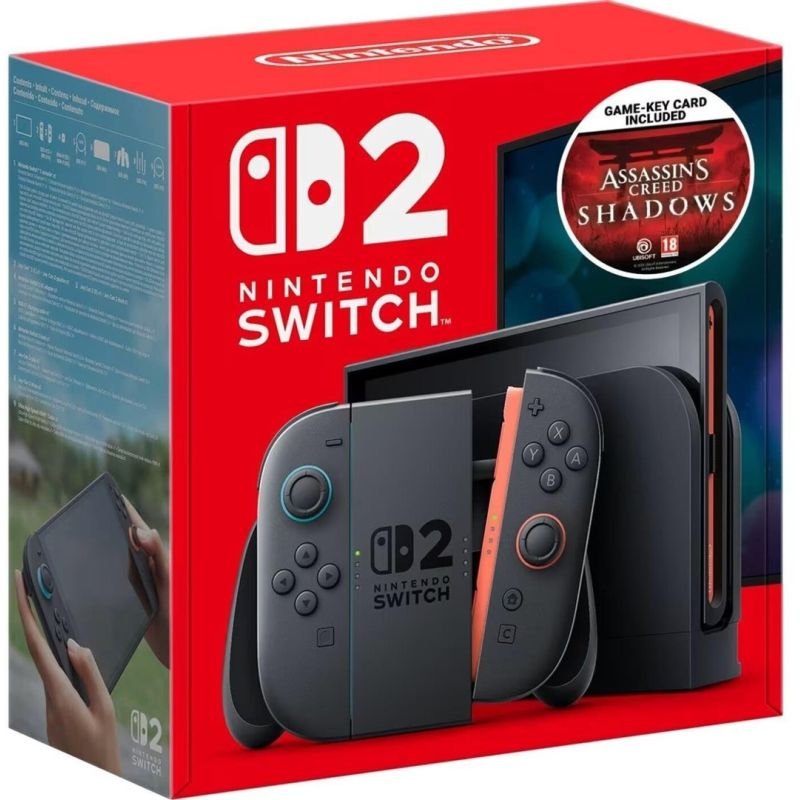 tryoshop-nintendo-switch-2-assassin-s-creed-shadows-3177415-1 Nintendo Switch 2 + Assassins Creed Shadows - Görsel 1