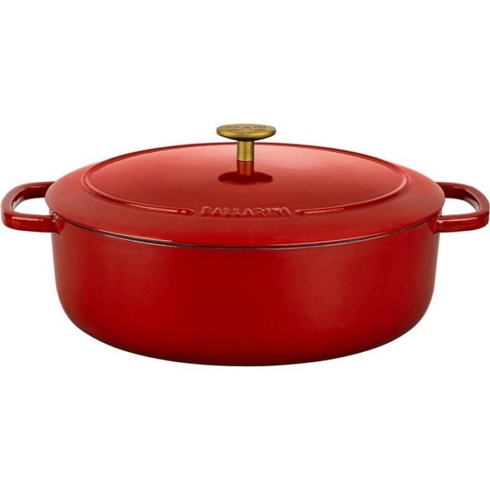 BALLARINI Bellamonte Oval Cast Iron Pot - Red, 5.5 ltr - Görsel 2