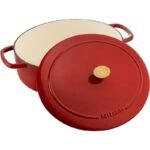 BALLARINI Bellamonte Oval Cast Iron Pot - Red, 5.5 ltr - Görsel 4