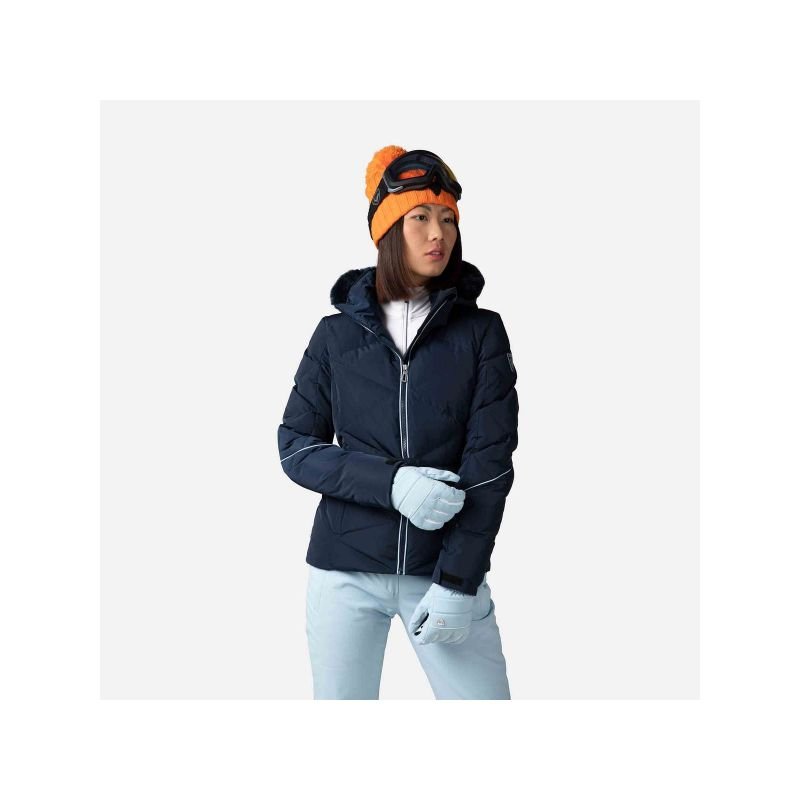tryoshop-rossignol-w-staci-pearly-jkt-navy-blue-jacket-1751465-1 Rossignol W Staci Pearly Kadın Ceket - Görsel 1