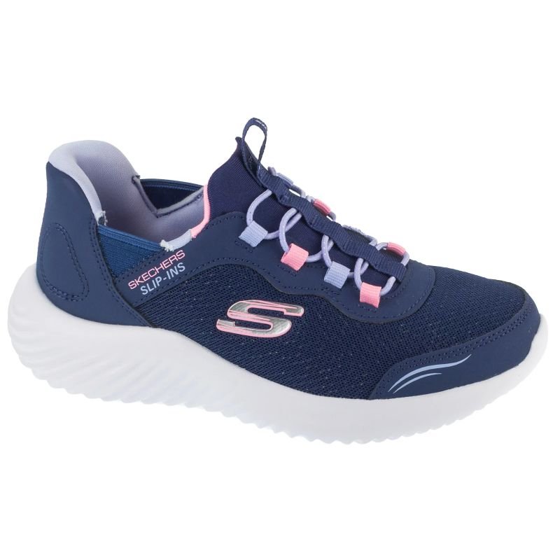 tryoshop-skechers-slip-ins-bounder-simple-cut-303585l-nvy-navy-blue-28-1652441 Skechers Slip-Ins: Bounder - Basit Kesim - Görsel 1