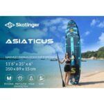 SUP board SKATINGER Asiaticus 350x89x15 cm - Görsel 5