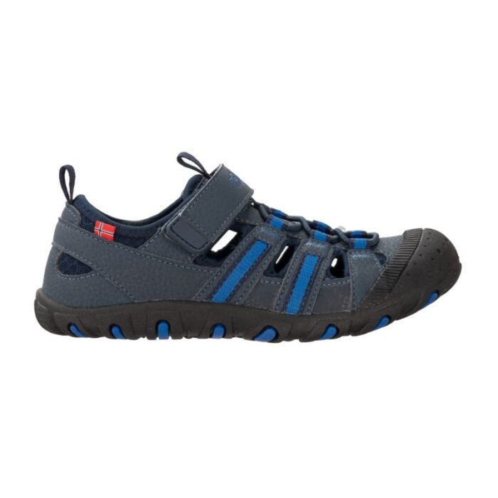 Trollkids Sandefjord Sandal XT mavi çocuk spor sandalet - Görsel 3