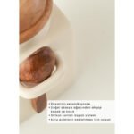Bella Maison Hygge Seramik 5'li Kavanoz Seti Krem - Görsel 2