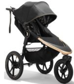 Baby Jogger Summit X3 Koşu ve All-Terrain Bebek Arabası (Siyah/Altın, 12.8 kg)