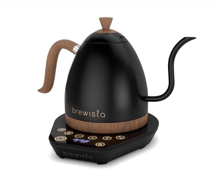 Brewista Artisan Dijital Kontrollü Gooseneck Su Isıtıcı / Kettle (1.0 Litre, Mat Siyah) - Görsel 2