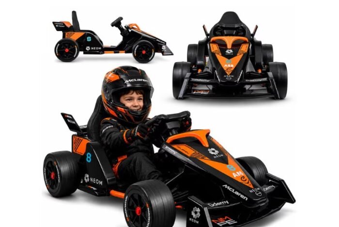 McLaren NEOM Formula E Lisanslı Çocuk Akülü Yarış Arabası - Görsel 7