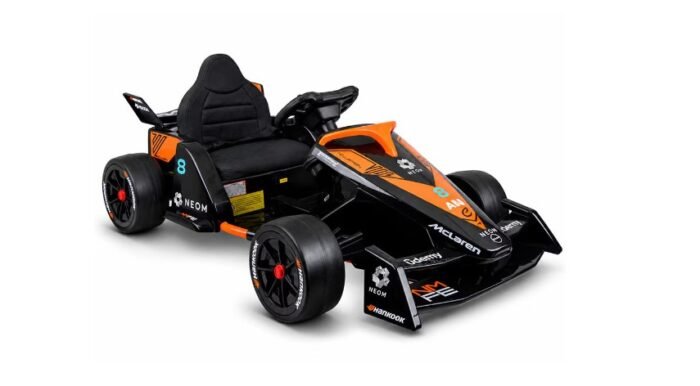 McLaren NEOM Formula E Lisanslı Çocuk Akülü Yarış Arabası - Görsel 6