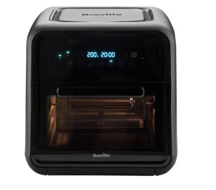 Breville VDF127X-DIM Çok Fonksiyonlu Dijital Airfryer ve Sıcak Hava Fırını (10.6 Litre, 2000W, Siyah)