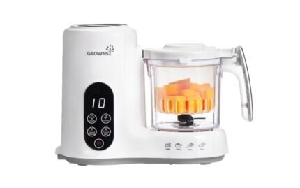 Grownsy 5800E 4'ü 1 Arada Bebek Maması Hazırlama Robotu / Buharlı Pişirici ve Blender