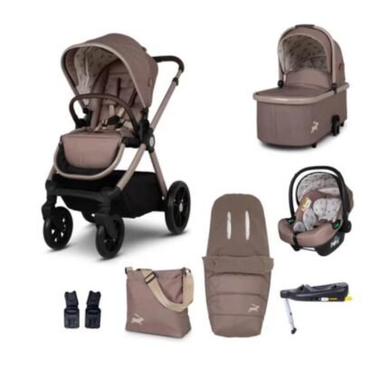 Cosatto Giggle 4 Lollop 3'ü 1 Arada Bebek Arabası Seti + Çanta, Ayak Örtüsü ve IsoFix Bazası