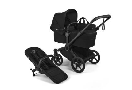 Bugaboo Donkey 6 Complete 2'si 1 Arada Genişletilebilir Bebek Arabası (Black / Heritage Black, 16.2 kg)