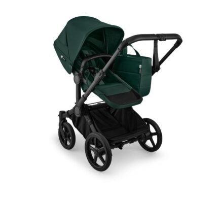 Bugaboo Donkey 6 Complete 2'si 1 Arada Genişletilebilir Bebek Arabası (Siyah / Yeşil, 16.2 kg)