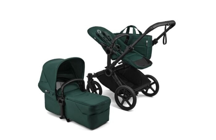 Bugaboo Donkey 6 Complete 2'si 1 Arada Genişletilebilir Bebek Arabası (Siyah / Yeşil, 16.2 kg) - Görsel 4