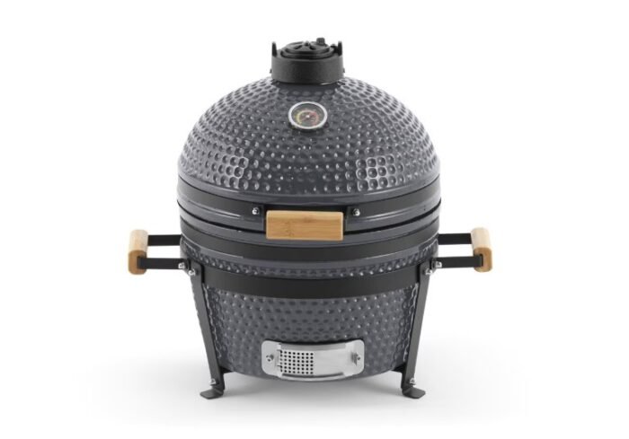 Landmann Kamado Charcoal Grill (Seramik gövdeli, 33 cm pişirme yüzeyine sahip kompakt mangal/barbekü) - Görsel 6