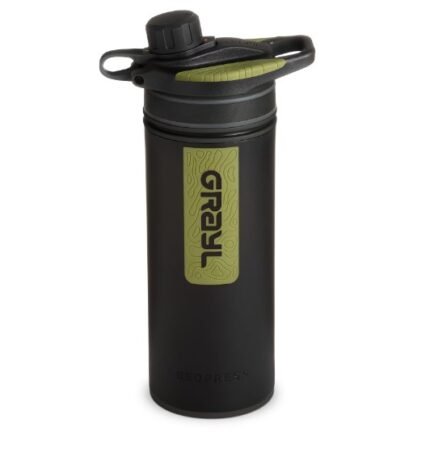 Grayl GeoPress 710 ml Su Filtresi ve Arıtma Matarası (Siyah Kamuflaj)
