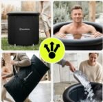 HyperMotion HYP131 330 Litre Katlanabilir Buz Banyosu ve Soğuk Su Terapisi Küveti (Siyah) - Görsel 5