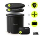 HyperMotion HYP131 330 Litre Katlanabilir Buz Banyosu ve Soğuk Su Terapisi Küveti (Siyah) - Görsel 4