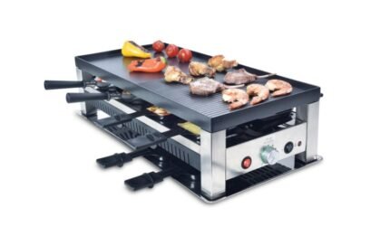 Solis 5'i 1 Arada Çok Fonksiyonlu Elektrikli Masa Üstü Izgara ve Raclette (SCH 791, 1400 W)