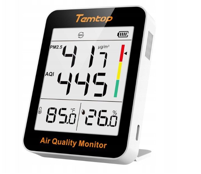 Ekran görüntüsü 2026-08-16 004251 Temtop S1-UP Hava Kalitesi Monitörü (PM2.5, AQI, Sıcaklık ve Nem) - Görsel 1