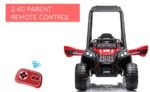 Çocuk Elektrikli Buggy / UTV (Kırmızı / Siyah)-Uzaktan Kumandalı - Görsel 2