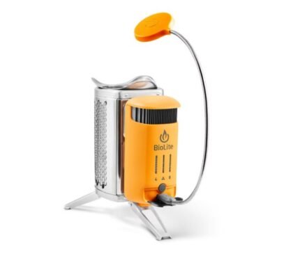 BioLite CampStove 2+ Taşınabilir Kamp Ocağı ve Enerji Üretim Sistemi (3200 mAh, 100 lm USB Fener)