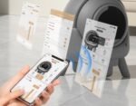 ELS PET Orbitie Akıllı Otomatik Kedi Tuvaleti (Oval, Gri - Mobil Uygulama ve Koku Giderme Destekli) - Görsel 2