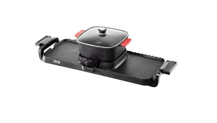 VEVOR 3 in 1 Electric BBQ Grill Hot Pot / Çok Amaçlı Elektrikli Izgara ve Hot Pot - Görsel 2