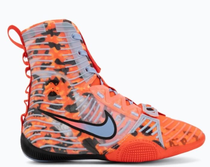 Nike HyperKo 3 SE Boks Ayakkabısı - Siyah / Parlak Kırmızı / Alüminyum- 41 Numara - Görsel 4