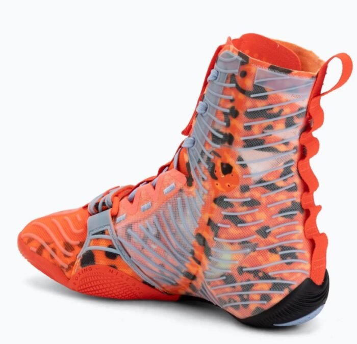 Nike HyperKo 3 SE Boks Ayakkabısı - Siyah / Parlak Kırmızı / Alüminyum- 41 Numara - Görsel 3