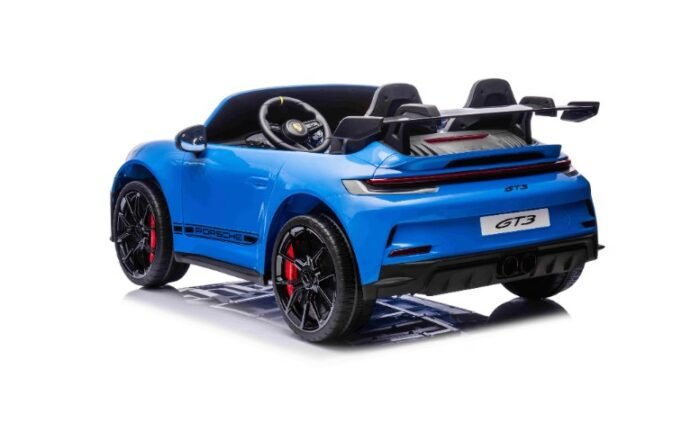 Çocuk Akülü Araba - Porsche 911 GT3 24V (4x4, Mavi, 2.4 GHz Uzaktan Kumandalı) - Görsel 3