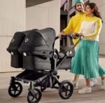 Bugaboo Donkey 5 Twin İkiz Bebek Arabası - Siyah / Orman Yeşili (Black / Forest Green) - Görsel 2