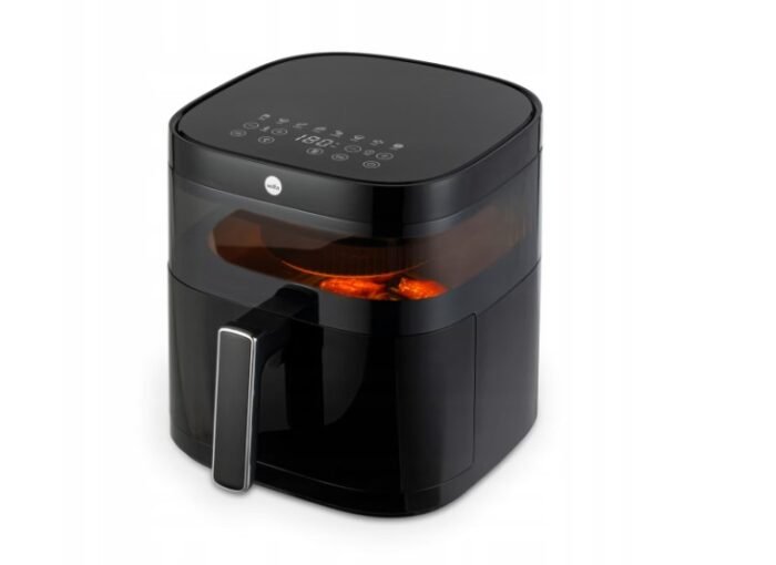 Wilfa Dualfry 6L Çift Isıtıcılı Yağsız Fritöz / Airfryer - Siyah (2200W, 6 Litre, Pencereli) - Görsel 5